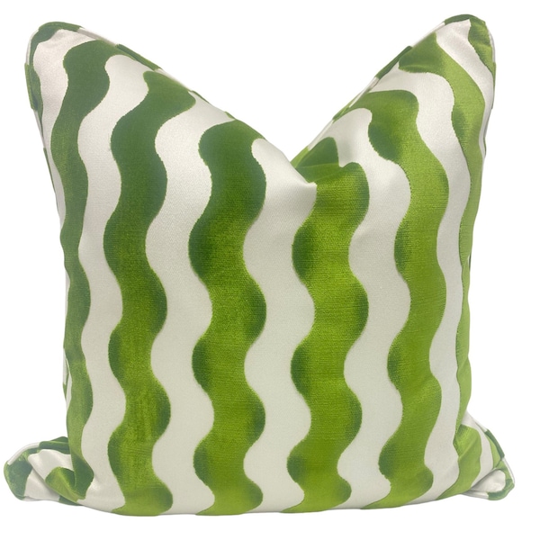 Schumacher Pillow Green Etsy