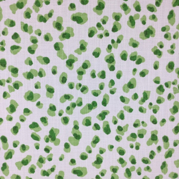 Green Leopard - Mira Green - Cheetah - Contemporary Animal Print Fabric for Furniture -Pillow Covers