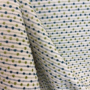 Nik Nok - modern - stripe - blue  - green - bold - home decor - upholstery fabric - fabric by the yard