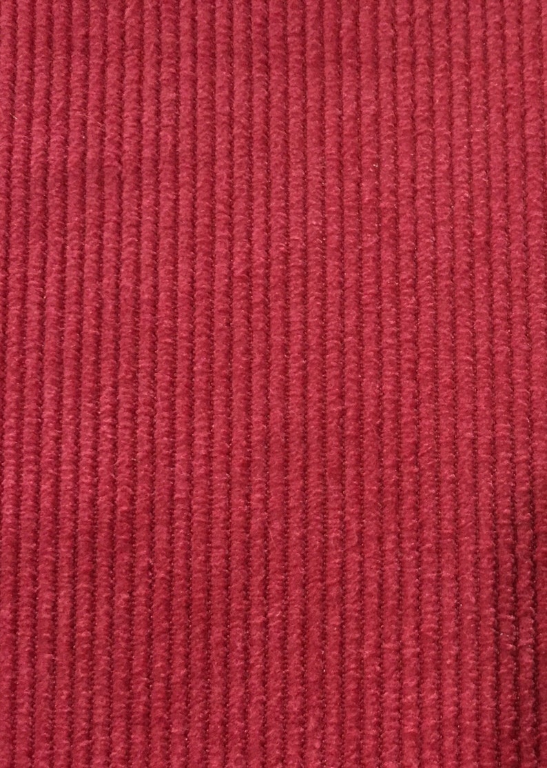 Fuchsia Corduroy Upholstery Fabric by the Yard imagem 2