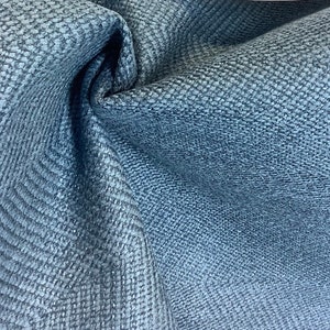 Blue Railroaded large Scale Herringbone Upholstery Fabric - Cushion Covers - Ottman Cover - Sofa Upholstery Fabric - Home Fabric