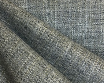Gray Blend Woven - Solid Gray Upholstery Fabric - Textured Fabric - Fabric by the Yard