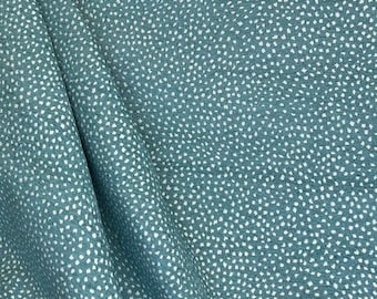 Galaxy Aqua - upholstery fabric - pillow fabric - soft - dot - fabric by the yard