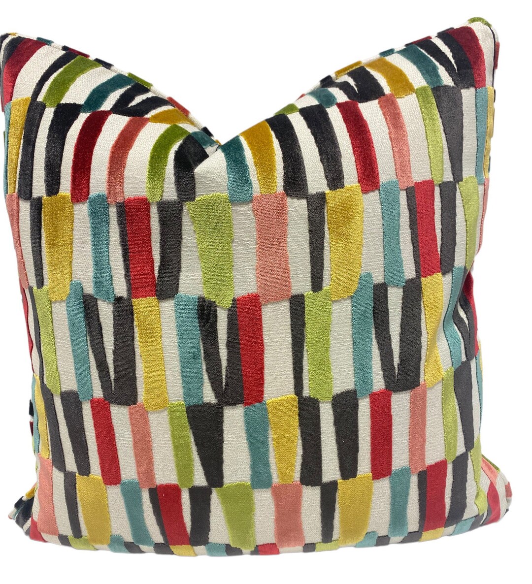 Stricker Cut Velvet Pillow Cover Home Decor Pillows Custom Cut Pillow