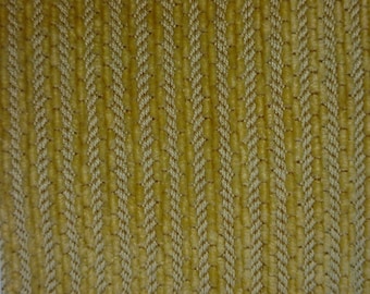 Golden Yellow Textured Solid - Upholstery Fabric By The Yard