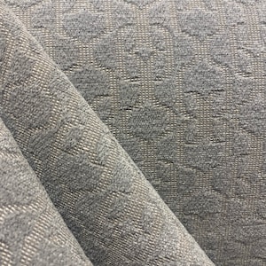 Powder Blue Gray Geometric Chenille - Textured Upholstery Fabric By The Yard - Unique Textured Upholstery Fabric - Fabric For Sofa, chair