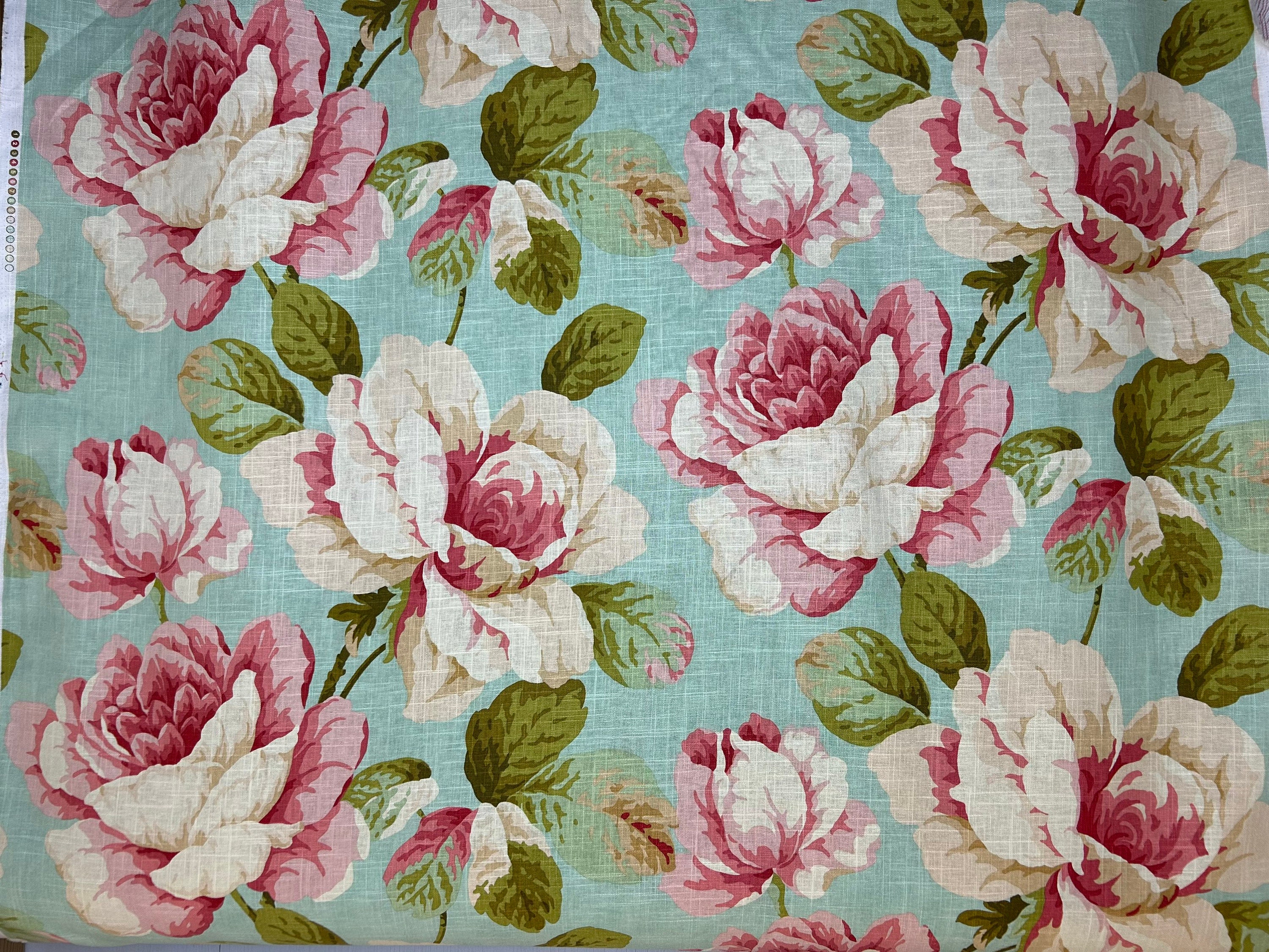 Cottage Rose Tea Rose Upholstery/Drapery Fabric by Ralph Lauren – OverStock  Upholstery Fabrics
