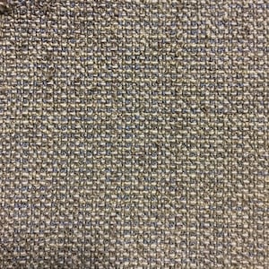Blue - Brown Woven Upholstery Fabric by The Yard