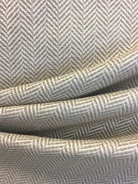 Neutral Herringbone Cream Neutrals Herringbone Fabric Herringbone Upholstery  Neutral Pillows Neutral Cushions Fabric by the Yard 