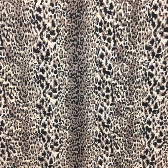 Perfect Cheetah Print Brown Cream Black Animal Print - Etsy