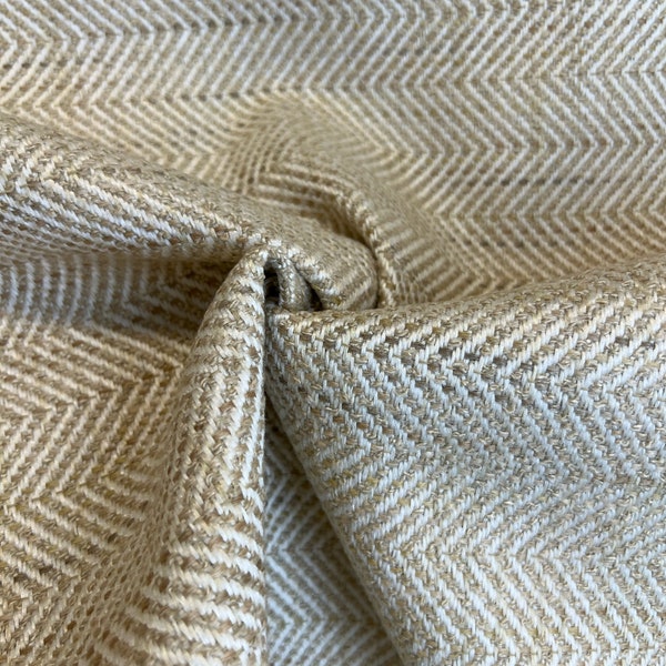 Cliffside Sisal - Herringbone - Textiles - Abercrombie - Chucky Textured Herringbone Upholstery Fabric - Chair Fabric - Sofa Fabric - Home