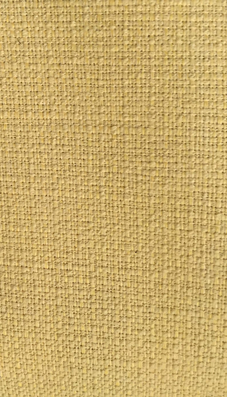 Yellow Essence Solid Upholstery Fabric By The Yard Woven Lemon-drop