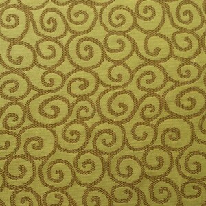 Green and Brown Swirl - Upholstery Fabric by the Yard
