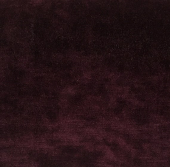 Purple Velvet Upholstery Fabric By The Yard Etsy