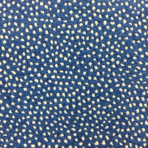 Indigo Galaxy - Cherica - Blue - Dotted - Upholstery Fabric - Fabric by the Yard - Custom Cut Yardage - Pillow - Drapery - Cushion - Bedding