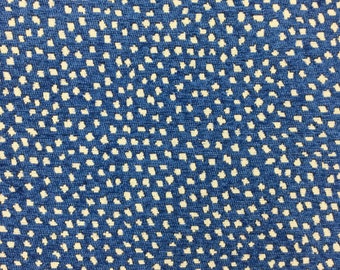 Indigo Galaxy - Cherica - Blue - Dotted - Upholstery Fabric - Fabric by the Yard - Custom Cut Yardage - Pillow - Drapery - Cushion - Bedding