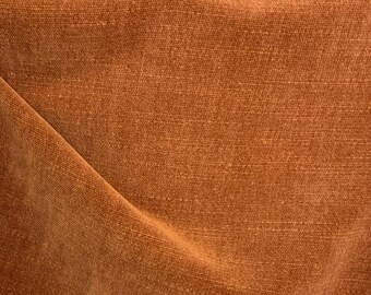 The Velvet Hour - Cognac - velvet - home decor - fabric by the yard