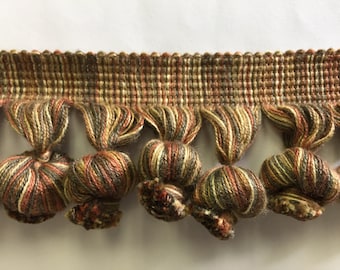 Indian Summer Onion Ball Fringe - Trim By The Yard - Home Decor Trim