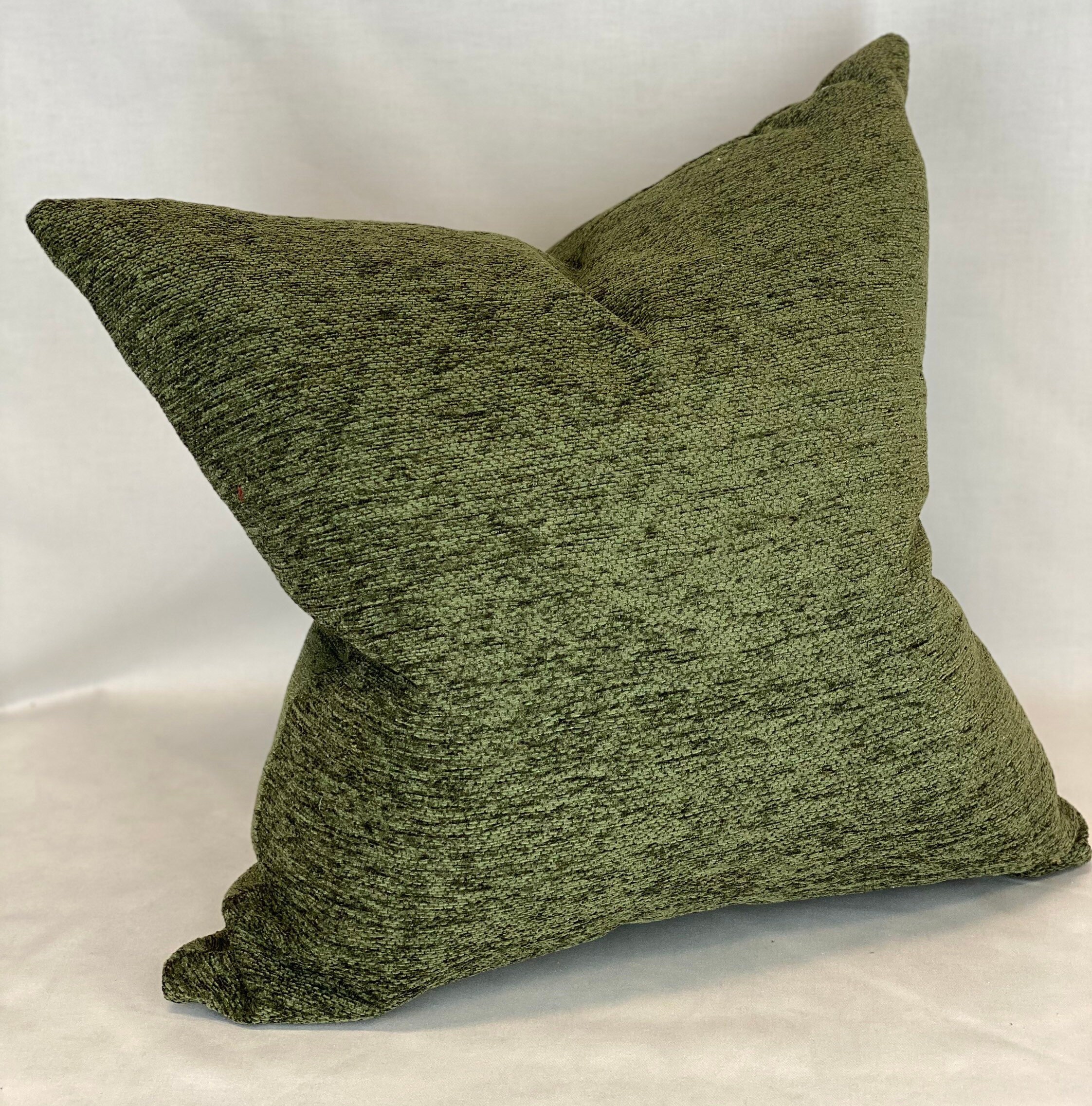 Hunter Green Pillow Cover Solid Green Pillow Cover Accent Etsy