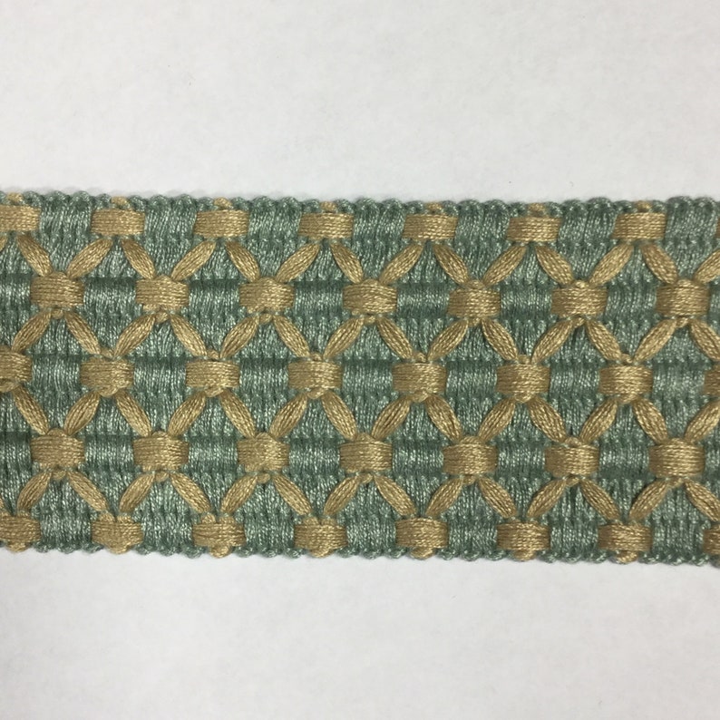 Teal Braided Tape Trim 2 1/2 Tape Trim Wide Trim Etsy