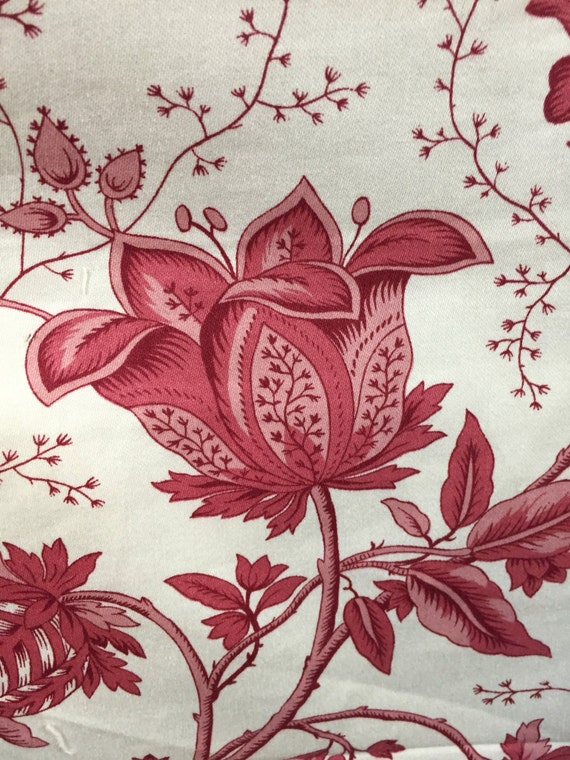 Pink drapery fabric deals