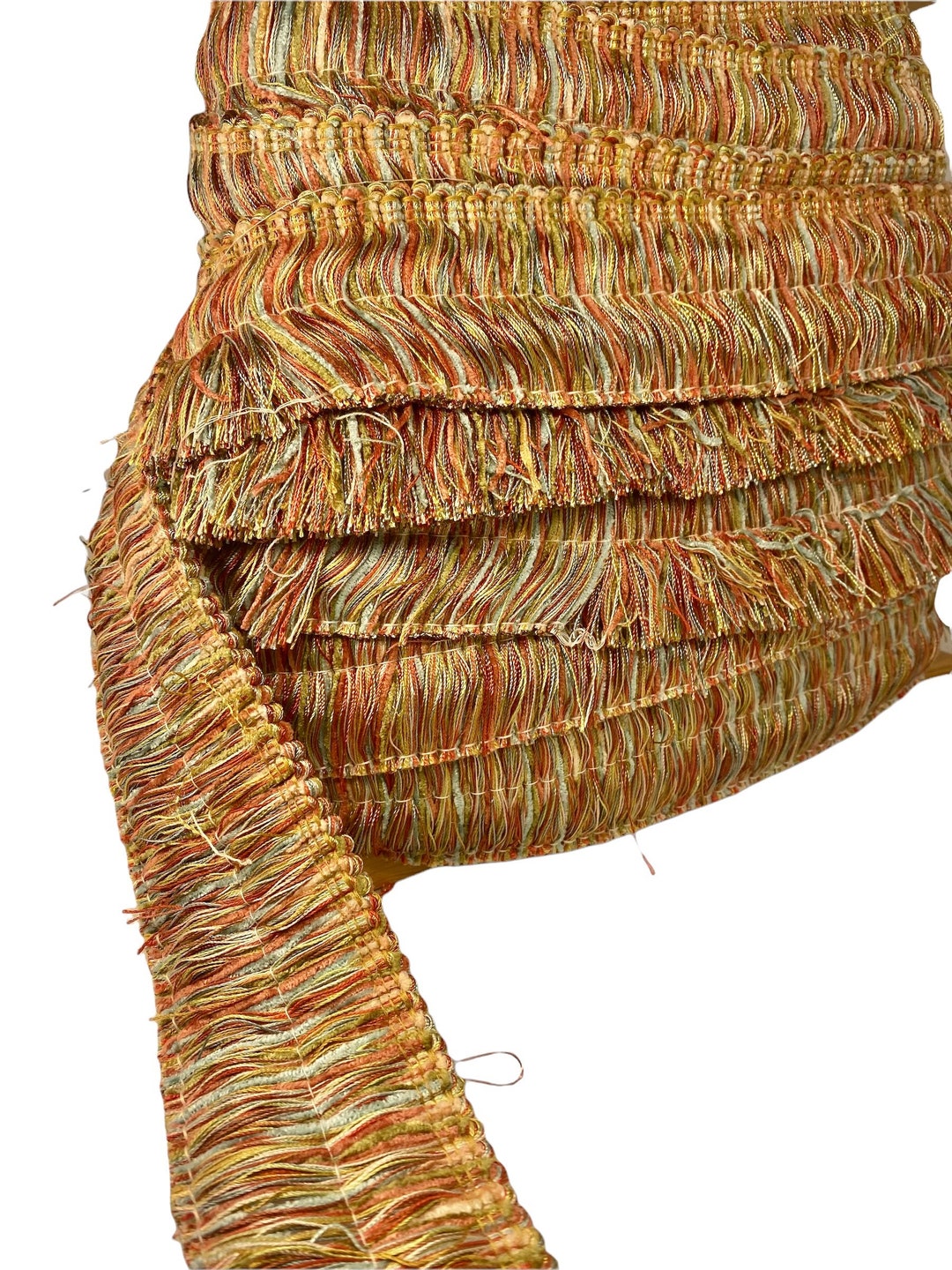 Club House Multicolored 2 1/2” Brush Fringe - Pillow Edging - Home ...