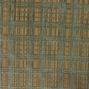 Basket Weave - Blue/Natural - Upholstery Fabric by the Yard