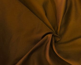 Solid Dark Brown Woven - Upholstery Fabric By The Yard  - Fast Shipping