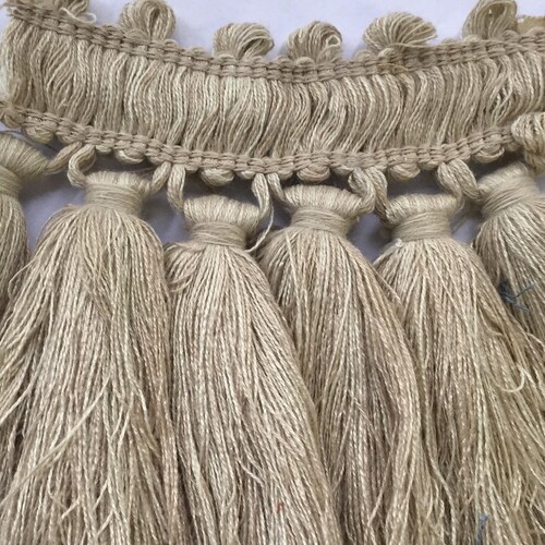 Beige Tassel Fringe Home Decor Tassel Fringe by the Yard Etsy