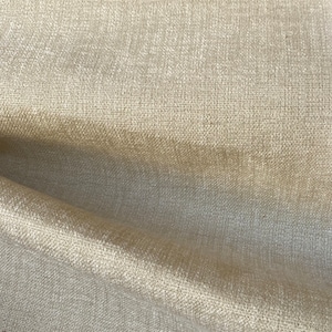 Marie Cream - Fawn - Beige - Solid Upholstery Fabric - Durable Sofa and Chair Upholstery Fabric - Ottoman - Footstool - Home Decor Fabric