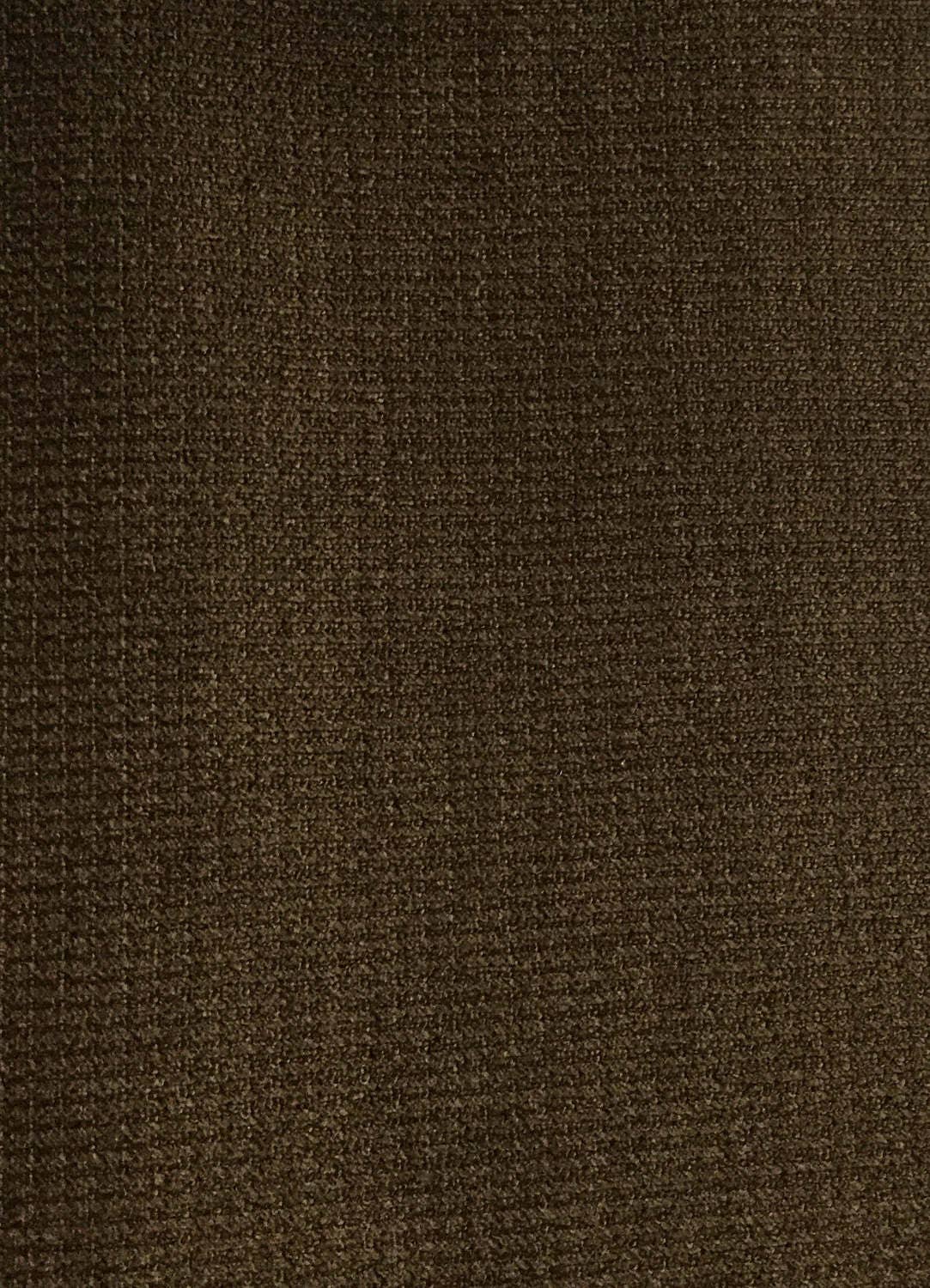 Dark Brown Textured Woven Upholstery Fabric By The Yard Etsy