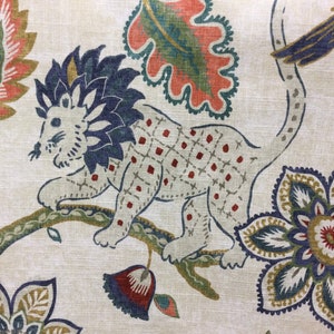 Jonah - Traditional - Novelty Fabric - Animal Motif - Accent Pillows - Accent Cushions - Fabric by the Yard image 4