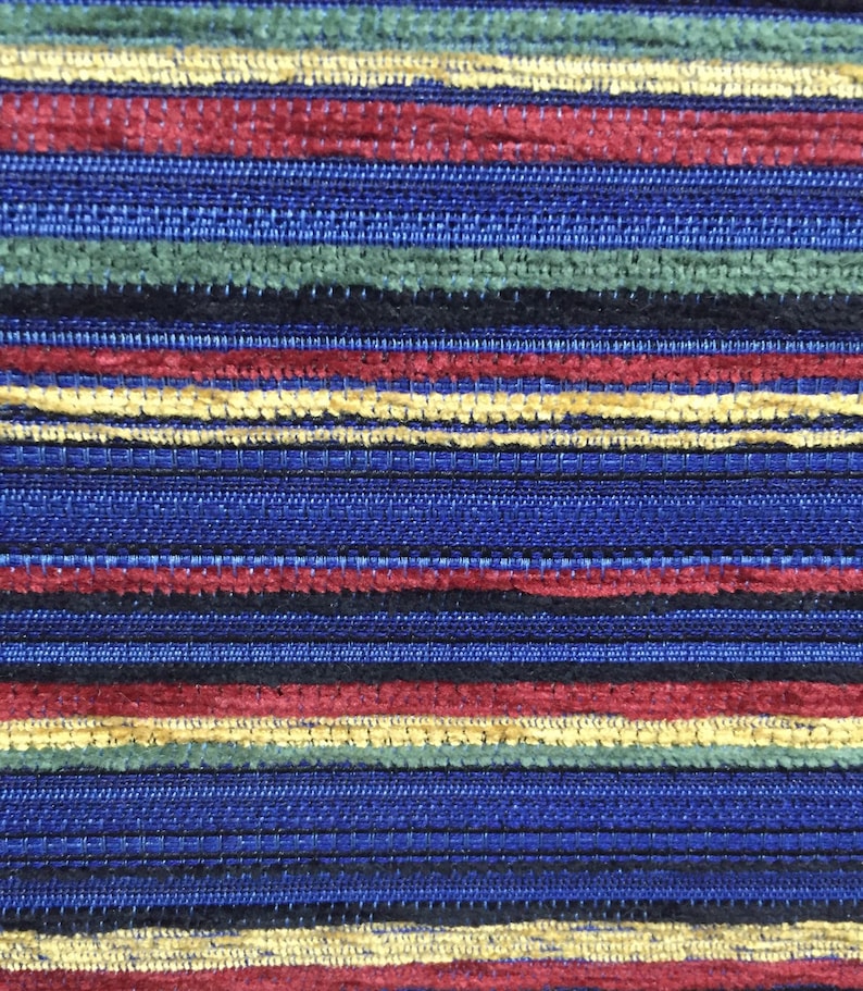 FABRIC SALE Primary Stripe for Upholstery Rainbow Fabric Etsy