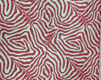 Wildlife Pink Zebra Fabric - Animal Print Fabric - Fun Pillow Fabric - Shower Curtain - Fabric by the Yard  Custom Cut Yardage - Pillows