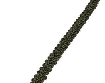 Oxford Pine Gimp Trim - Upholstery Trim by the Yard - Custom Cut Yardage - Embellishment - Pillows - Cushions - Sofas - Furniture Edgings