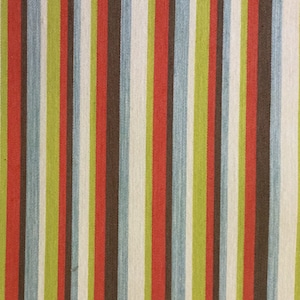 Multi Colored Stripes - Upholstery Fabric by the Yard