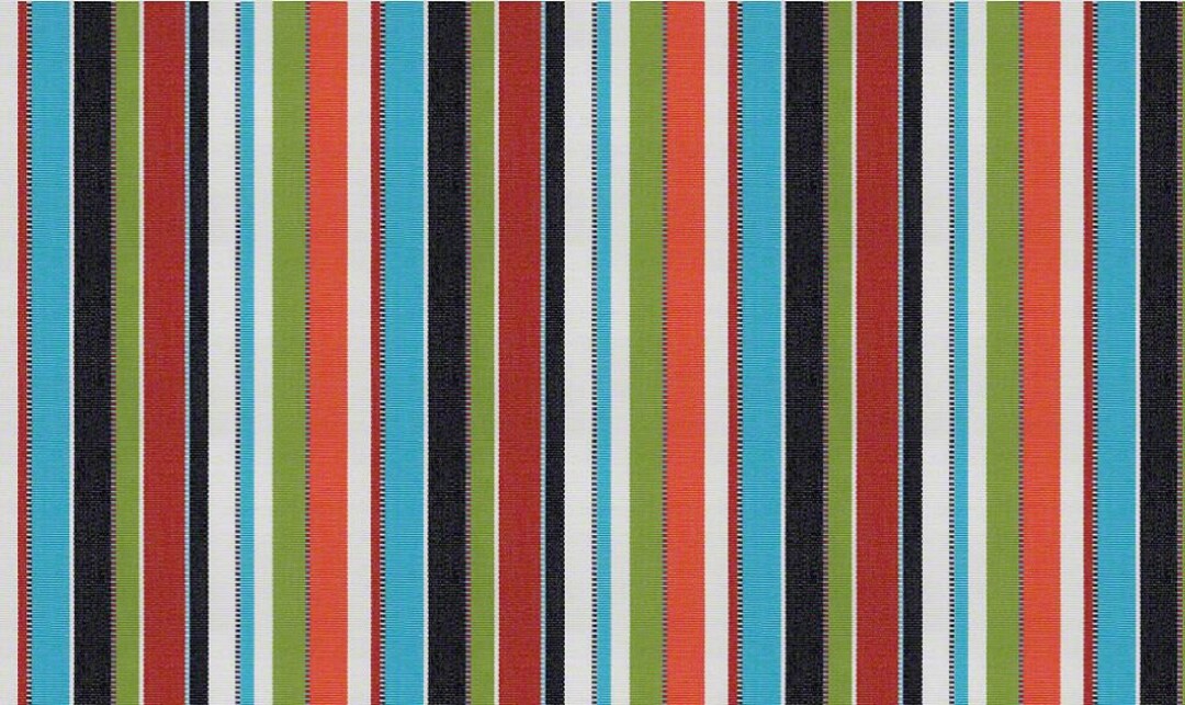 Sunbrella Carousel Confetti Stripe Fabric Fabric by the Yard Etsy