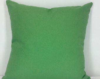 Solid Green Pillow Cover - Linen - Home Accents