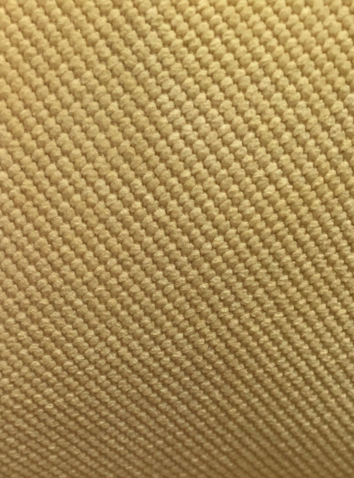 Solid Yellow Textured Upholstery Fabric by the Yard Fast Etsy