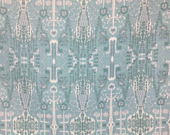 Bombay Mist - Ikat - Lacefield - Blue - Teal - Fabric by the Yard