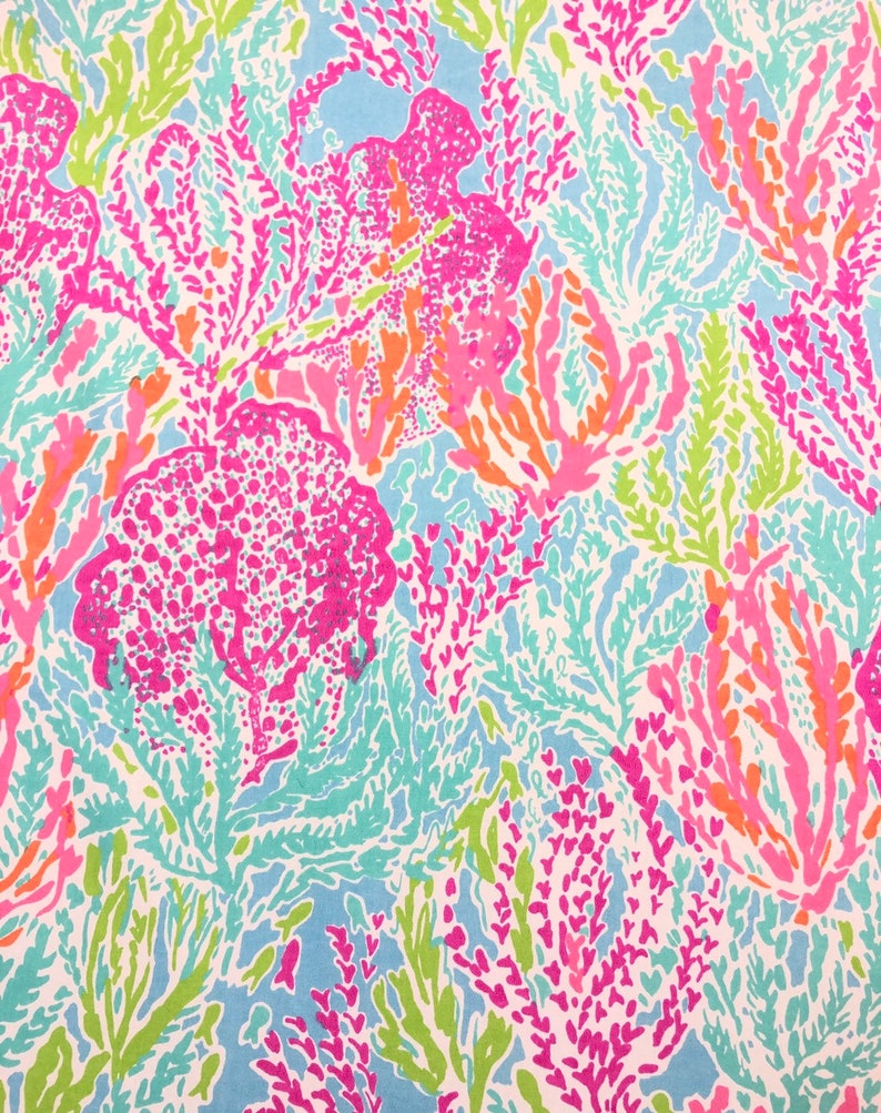Lilly Pulitzer Let’s Cha Cha Lee Jofa Bright Colors | Etsy