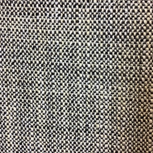 Nelly Coal - Black - Off White - Mingled Fabric - Small Woven - Woven Solid - Upholstery Fabric - Fabric by the Yard - Custom Cut Yardage