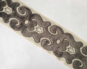 Soft Gray Tape Trim - Trim by The Yard