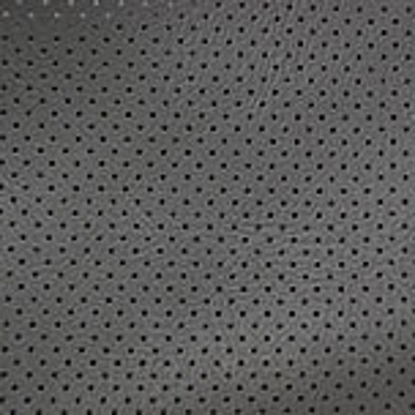 Perforated Gray Vinyl - Vinyl By The Yard