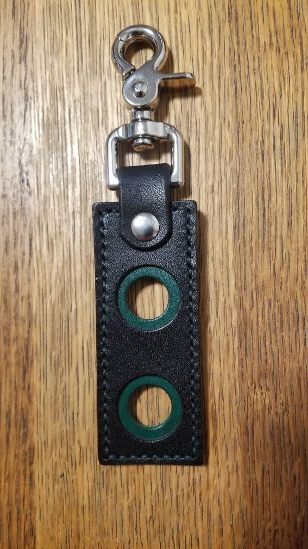 Green and Black Leather Pool Cue Joint Protector Holder Etsy