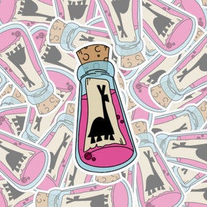 Kuzco Llama Extract Poison - Emperor&#39;s New Groove - Disney Sticker - Disney Villains Sticker - Disney Adult Gift - Yzma Poison Sticker