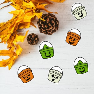 Vintage McDonalds Halloween Pail Sticker Pack - McDonalds Boo Bucket Sticker - Halloween Sticker - Childhood Sticker - Happy Meal Sticker