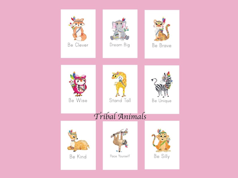Set of 8 with Free Owl Art Prints
