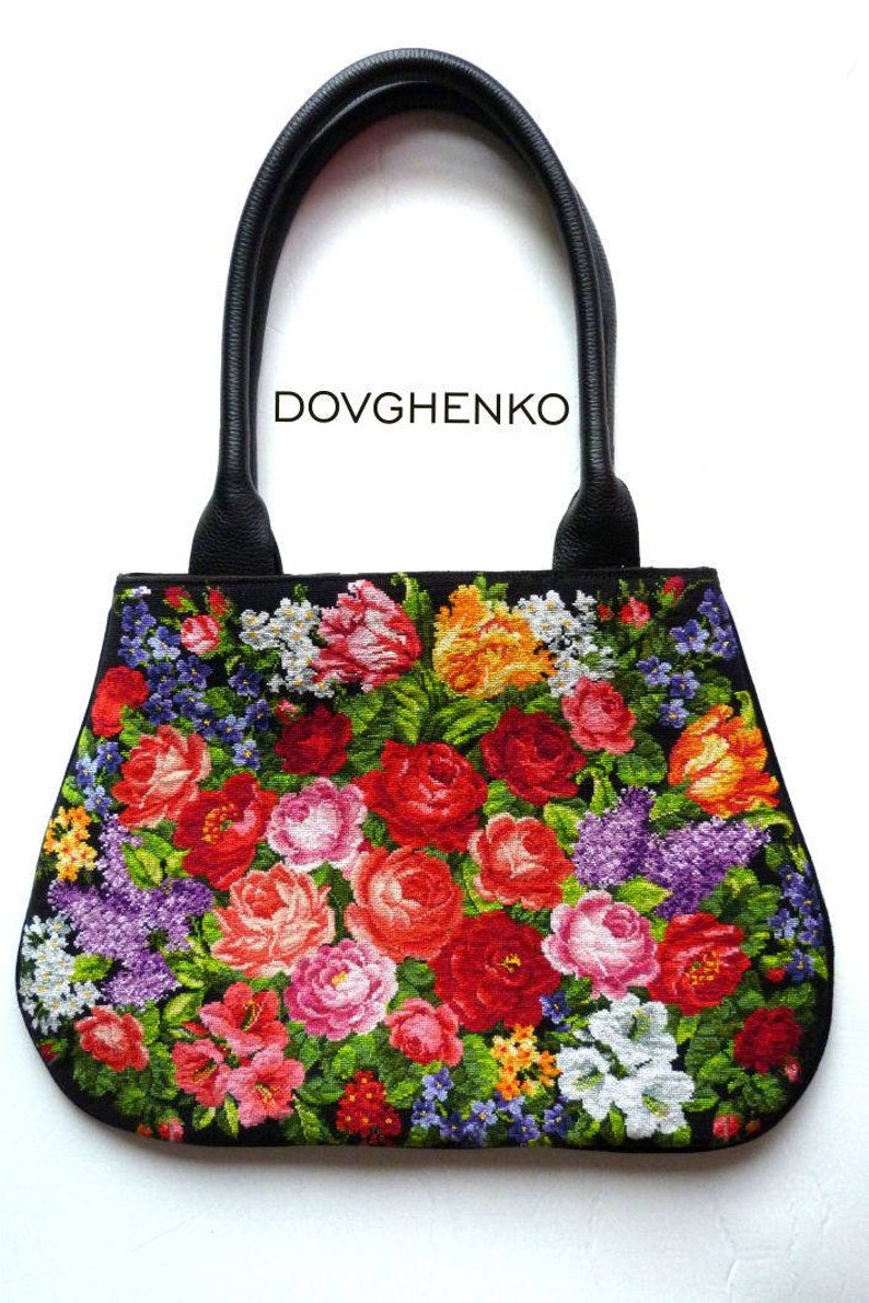 Flower Bag Embroidery Bag Handbag Ukraine Embroidery Etsy