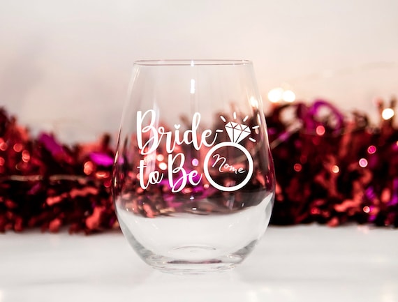 Personalized hen party glasses